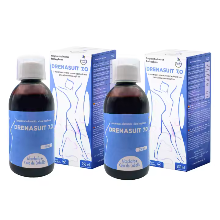Pack Drenasuit 2X1-Diurético Vegano con Extractos Antioxidantes y Diuréticos
